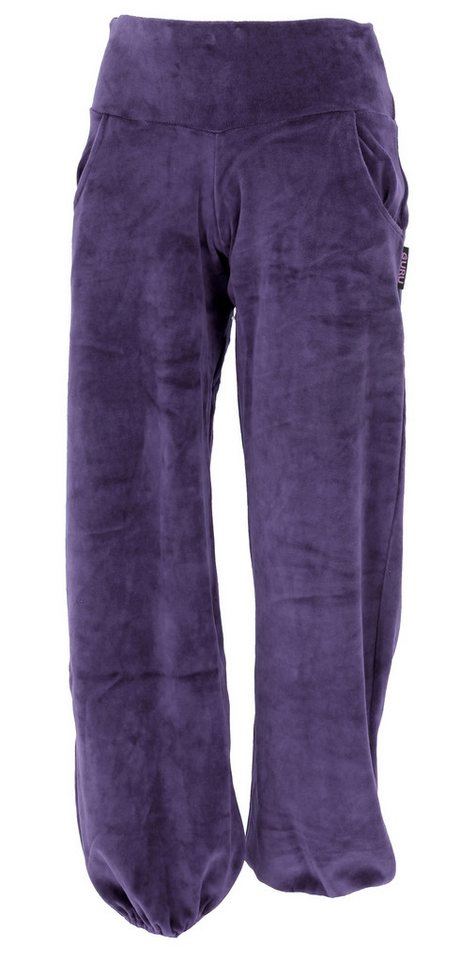 Guru-Shop Relaxhose Boho Samt Pluderhose, Wohlfühlhose, Yogahose -.. alternative Bekleidung – Bild 4 von 5
