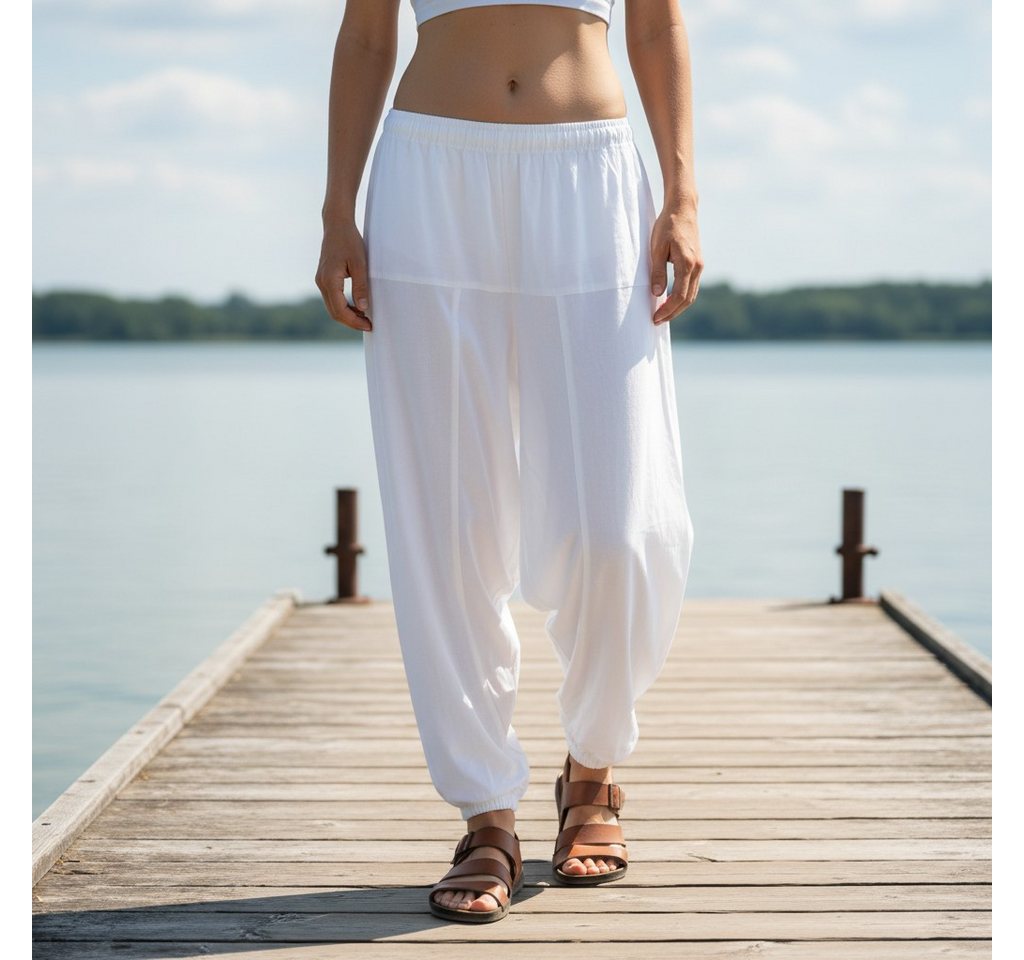 Guru-Shop Relaxhose Haremshose, Pluderhose, Pumphose, Aladinhose -.. Ethno Style, alternative Bekleidung – Bild 2 von 5