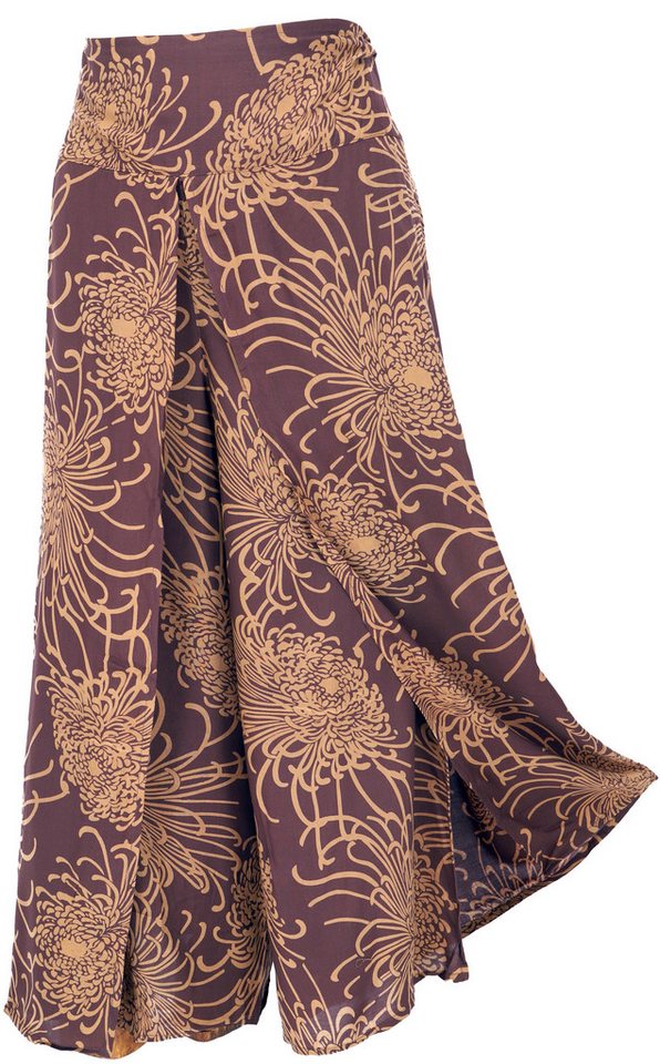 Guru-Shop Relaxhose Palazzohose, offene Boho Sommerhose, Hosenrock.. alternative Bekleidung – Bild 4 von 5