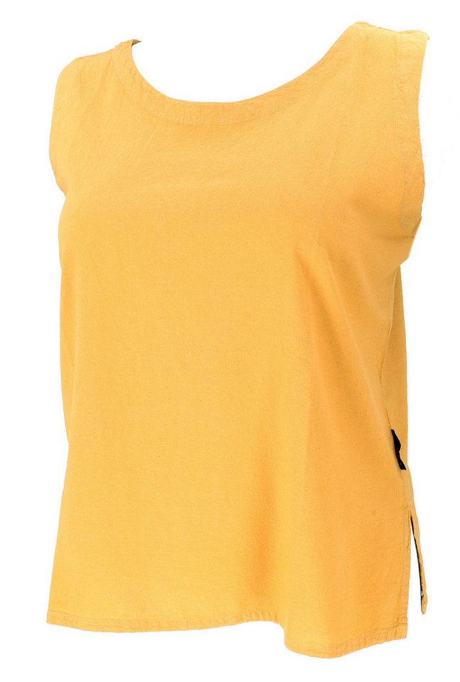 Guru-Shop T-Shirt Basic Boho Baumwoll Top, luftiges Sommertop -.. alternative Bekleidung – Bild 4 von 5