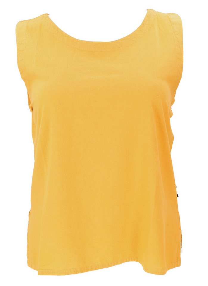 Guru-Shop T-Shirt Basic Boho Baumwoll Top, luftiges Sommertop -.. alternative Bekleidung – Bild 5 von 5