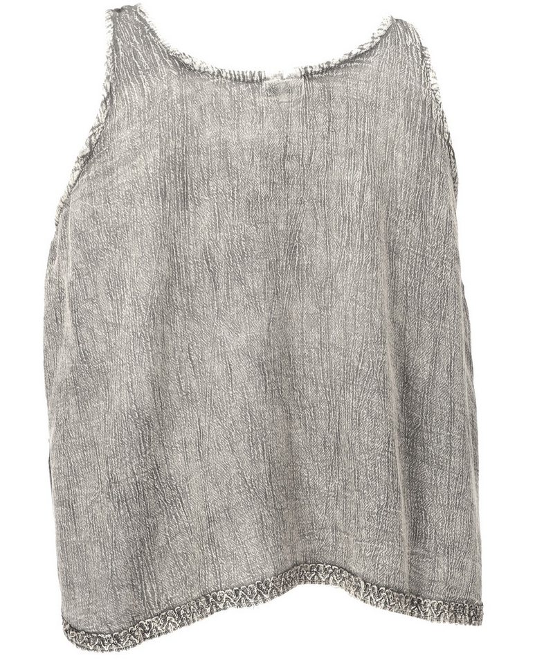 Guru-Shop T-Shirt Besticktes Top Boho chic, kurzes lockeres.. Festival, Ethno Style, alternative Bekleidung – Bild 5 von 5