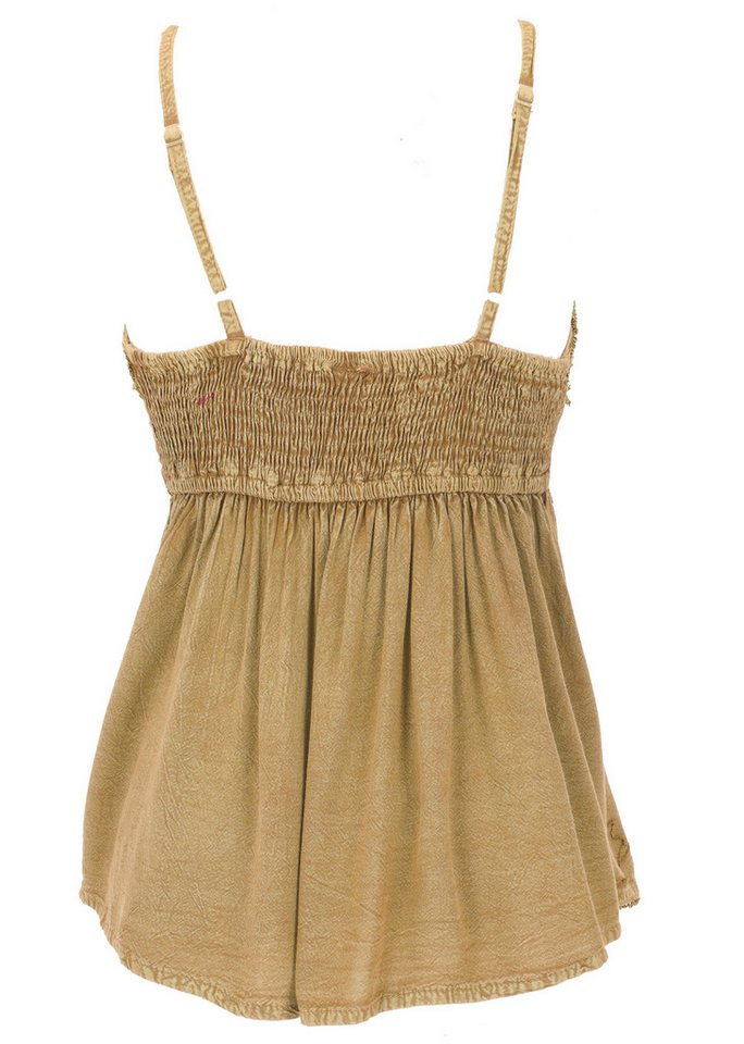 Guru-Shop T-Shirt Besticktes Top Boho chic, lockeres Sommertop -.. Festival, Ethno Style, alternative Bekleidung – Bild 3 von 4