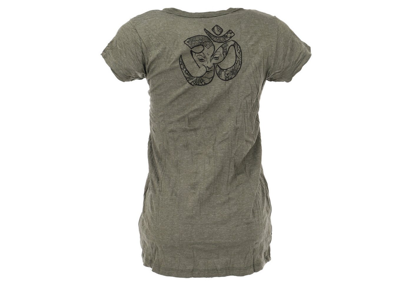 Guru-Shop T-Shirt GURU Basic T-Shirt, Damen Yoga Shirt, Buddha -.. Festival, Goa Style, alternative Bekleidung – Bild 4 von 5