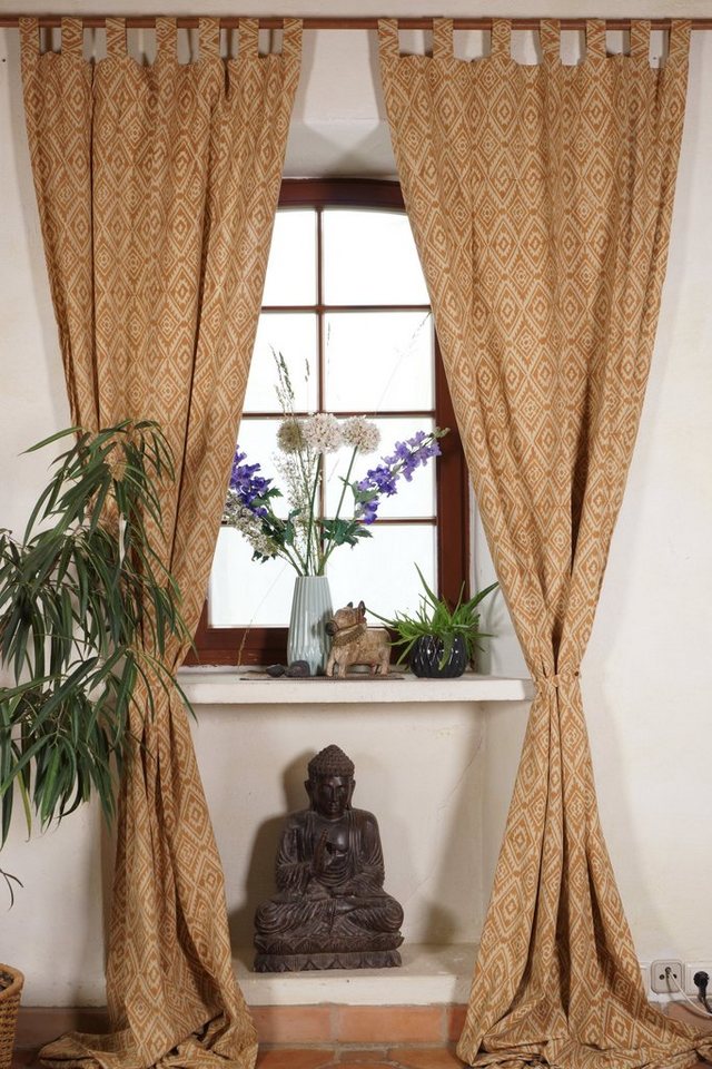 Guru-Shop Vorhang Boho Vorhänge, überlange Gardine (1 Paar) mit.. – Bild 2 von 4