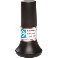 Gutenberg Stempelfarbe, 35 ml, rot, ohne Öl