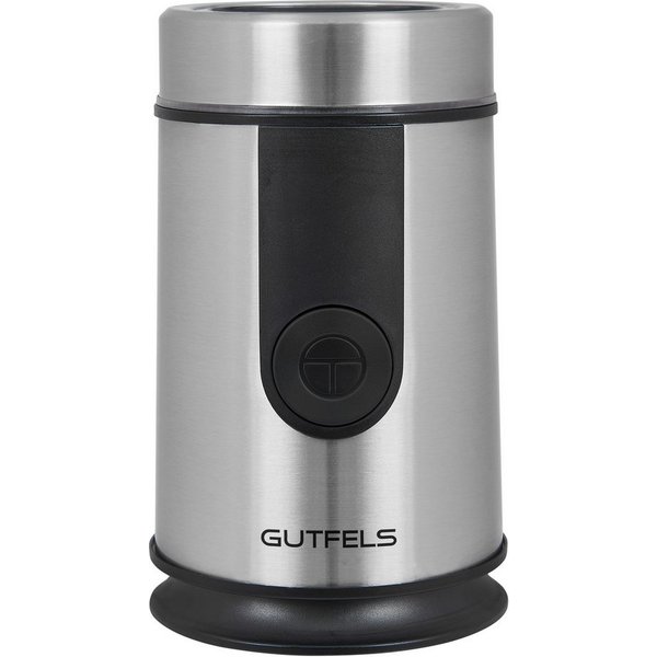 Gutfels Kaffeemühle COFFEE 5010, 200 W, Schlagmesser, 50 g Bohnenbehälter, zum Mahlen von Kaffeebohnen und Zerkleinern von Gewürzen oder Nüssen.