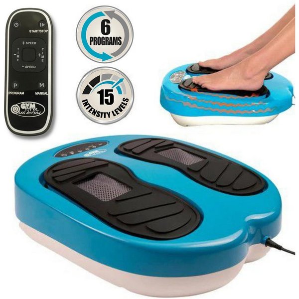 Gymform® Fußmassagegerät Leg Action, Spar-Set 1-tlg., 1er oder 2er Pack 4 oder 8 Programme, Durchblutungsstörungen bekämpfen, Wellness für die Füße, Fernbedienu