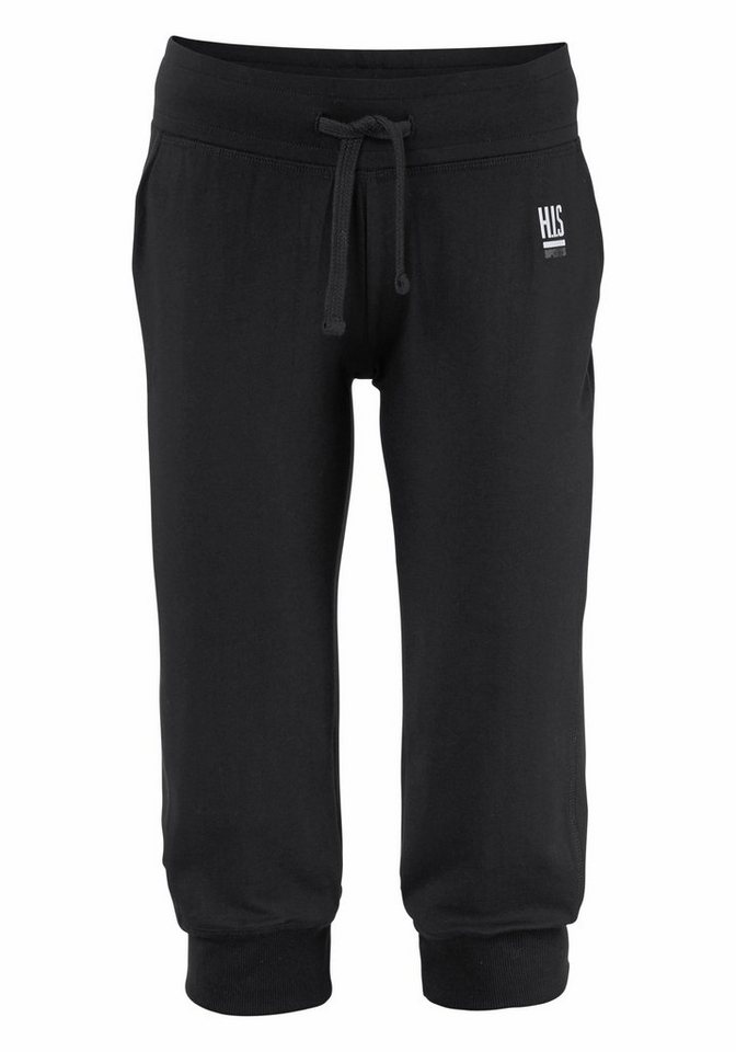 H.I.S 3/4-Sweathose Festes Sweatmaterial mit elastischem Bund und Kordelzug – Bild 4 von 5
