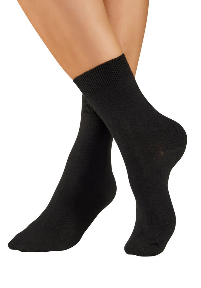 H.I.S Basicsocken Damensocken, frische melierte Farben, casual (Packung, 20-Paar, Gr. 35-38 bis 39-42) Alltagssocken in der Großpackung – Bild 3 von 5