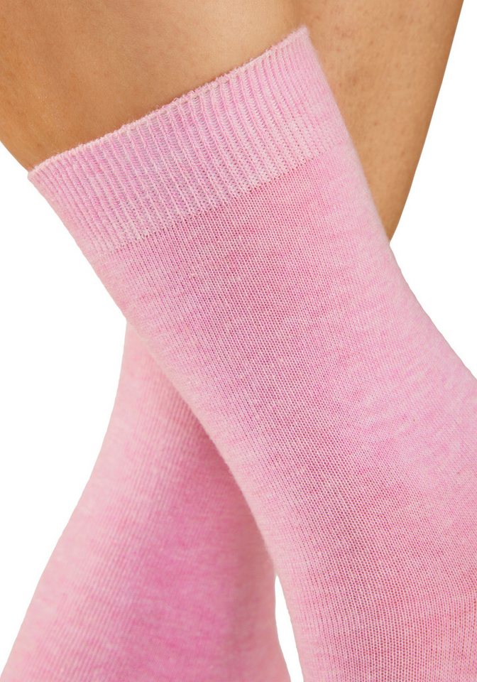 H.I.S Basicsocken Damensocken, frische melierte Farben, casual (Packung, 20-Paar, Gr. 35-38 bis 39-42) Alltagssocken in der Großpackung – Bild 4 von 5