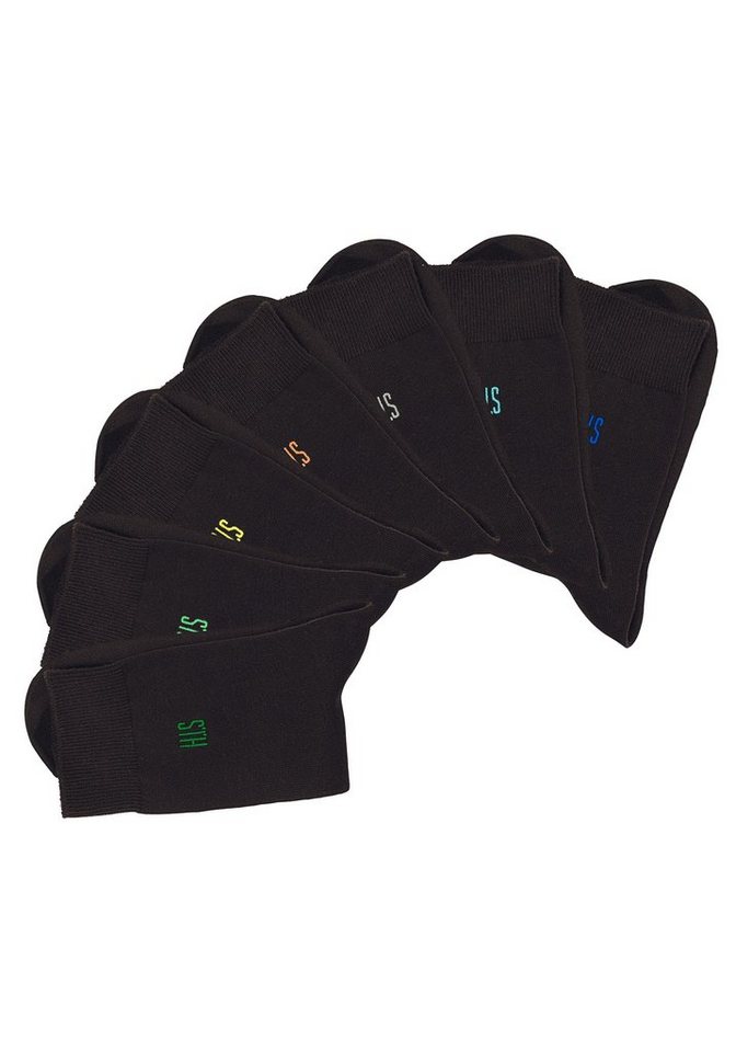 H.I.S Basicsocken (Packung, 7-Paar) mit Komfortbündchen – Bild 4 von 5