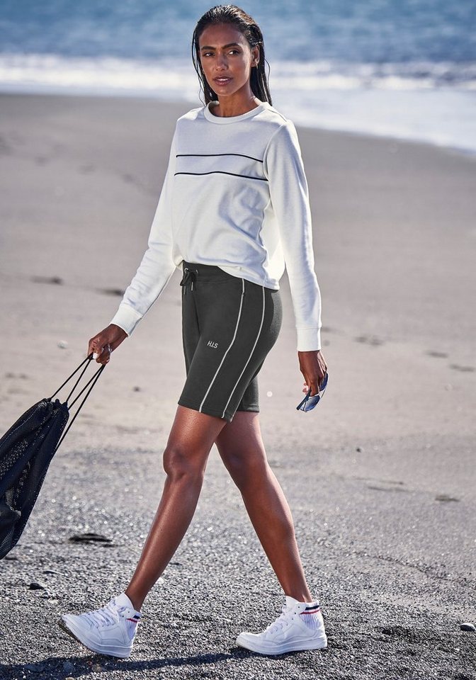 H.I.S Bermudas, kurze sportliche Hose mit Logostickerei Mit praktischen Reißverschlusstaschen. Ideal für Sport- und Freizeit. – Bild 3 von 5