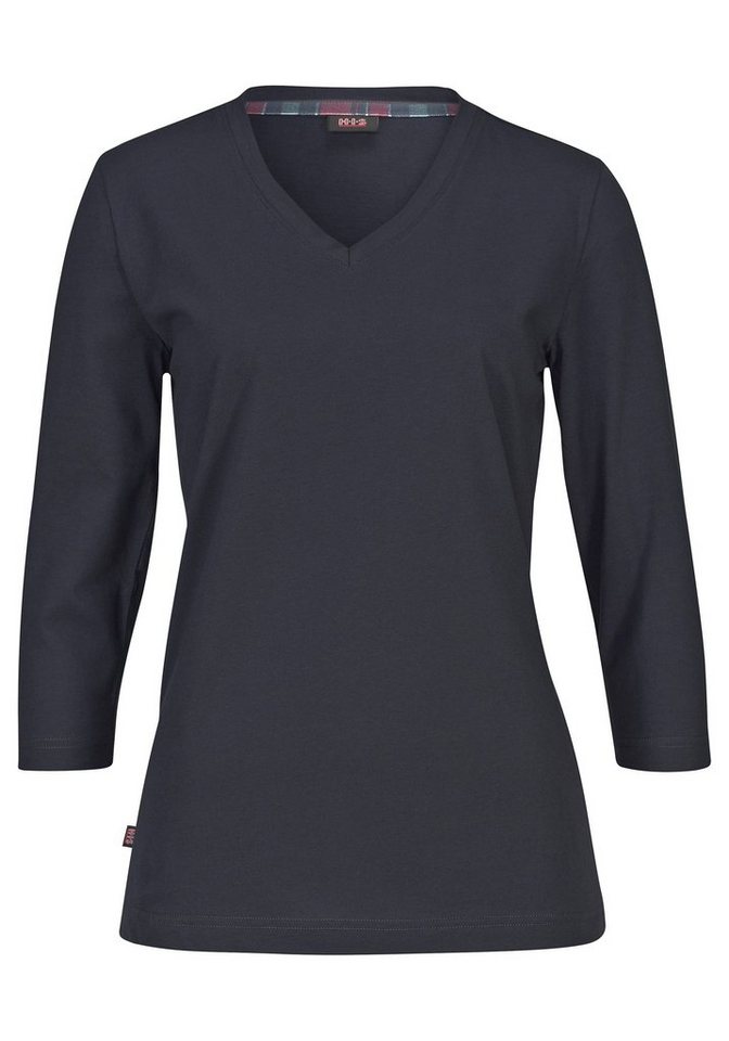 H.I.S Capri-Pyjama (Set, 2 tlg) mit karierter Hose und passendem Basic-Shirt – Bild 3 von 5