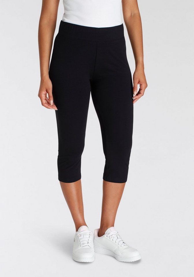 H.I.S Caprileggings (Packung, 2-tlg., 2er-Pack) Angenehmer Baumwollmix im praktischen 2er-Pack in 3/4-Länge – Bild 2 von 5