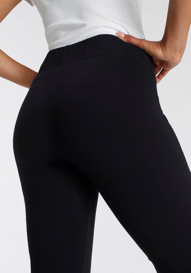 H.I.S Caprileggings (Packung, 2-tlg., 2er-Pack) Angenehmer Baumwollmix im praktischen 2er-Pack in 3/4-Länge – Bild 5 von 5