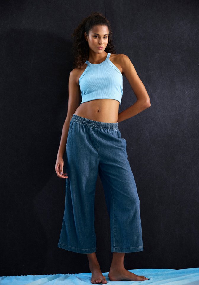 H.I.S Culotte weit geschnitten, in Denim Optik – Bild 3 von 5