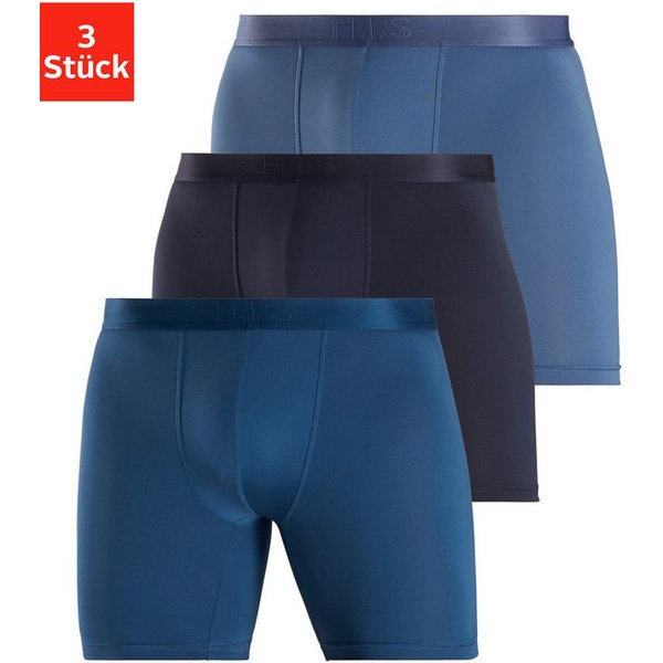 H.I.S Funktionsboxer (Packung, 3-St) mit langem Bein in pflegeleichter Microfaser-Qualität
