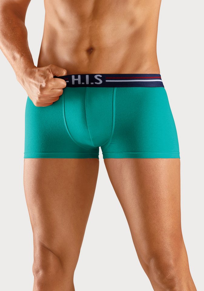 H.I.S Hipster (Packung, 5-St) knapp sitzende Boxershorts mit Streifen aus Baumwollmischung – Bild 2 von 5