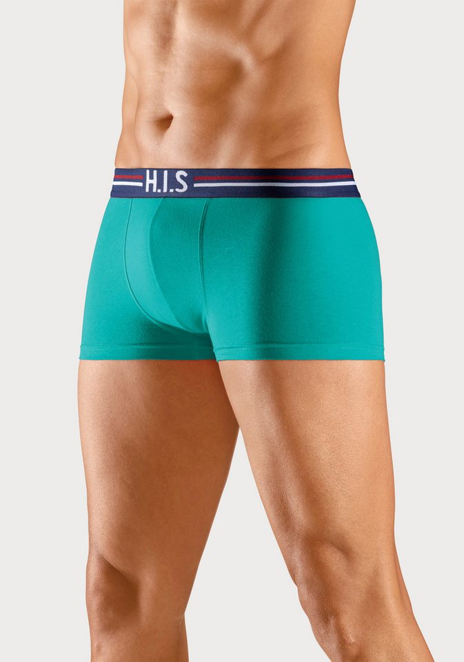 H.I.S Hipster (Packung, 5-St) knapp sitzende Boxershorts mit Streifen aus Baumwollmischung – Bild 4 von 5