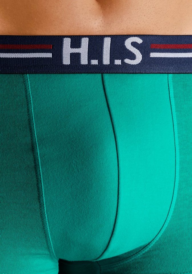 H.I.S Hipster (Packung, 5-St) knapp sitzende Boxershorts mit Streifen aus Baumwollmischung – Bild 5 von 5