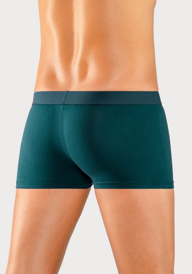 H.I.S Hipster (Packung, 5-St) knapp sitzende Boxershorts am Webbund mit Logoschriftzug mit 3D Effekt – Bild 4 von 5
