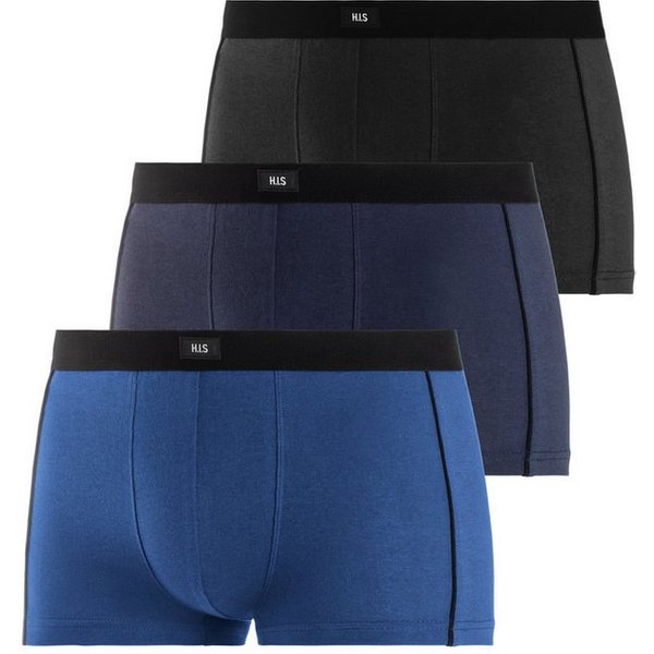 H.I.S Hipster (Packung, 3-St) knapp sitzende Boxershorts aus Baumwollmischung
