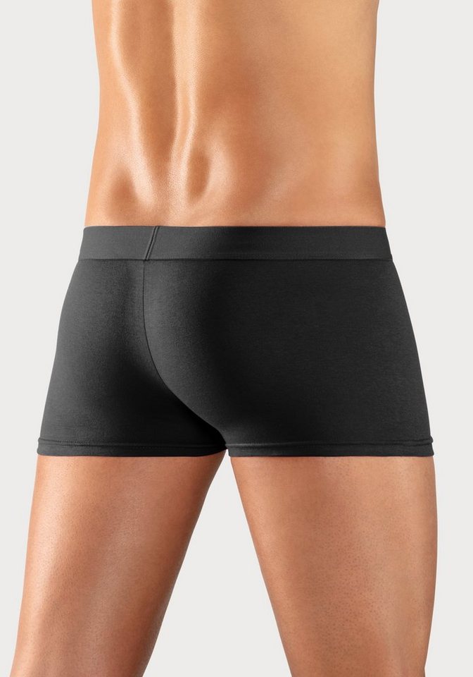 H.I.S Hipster (Packung, 5-St) knapp sitzende Boxershorts am Webbund mit Logoschriftzug mit 3D Effekt – Bild 4 von 5