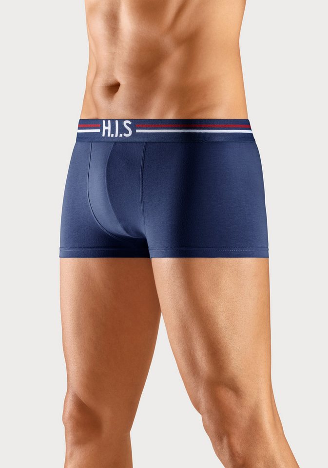 H.I.S Hipster (Packung, 5-St) knapp sitzende Boxershorts mit Streifen aus Baumwollmischung – Bild 4 von 5
