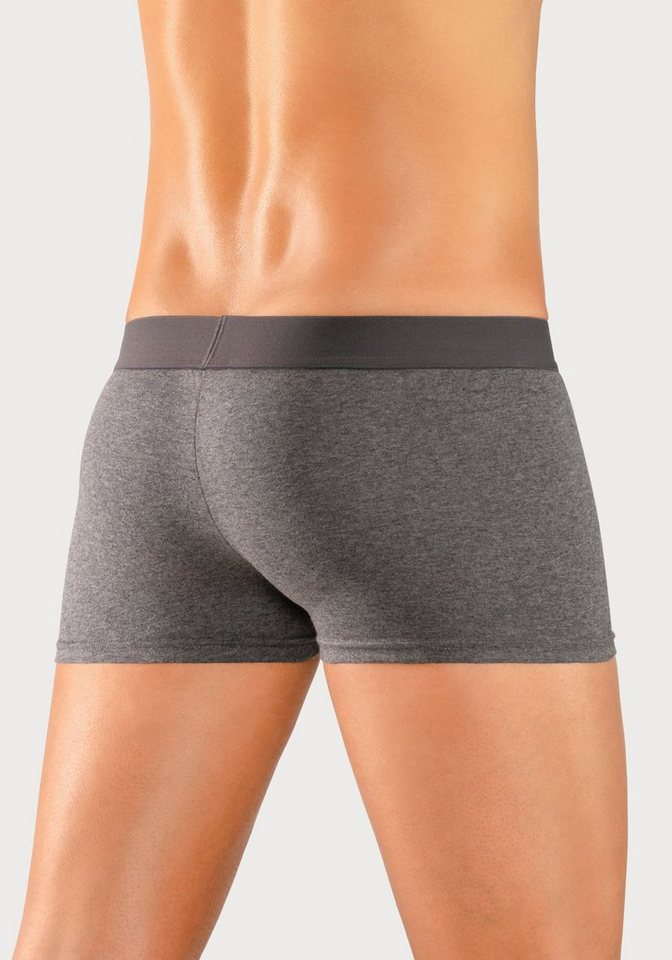 H.I.S Hipster (Packung, 5-St) knapp sitzende Boxershorts am Webbund mit Logoschriftzug mit 3D Effekt – Bild 4 von 5