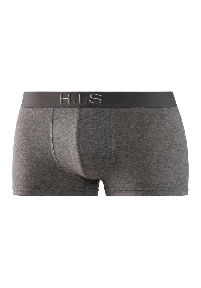 H.I.S Hipster (Packung, 5-St) knapp sitzende Boxershorts am Webbund mit Logoschriftzug mit 3D Effekt – Bild 5 von 5