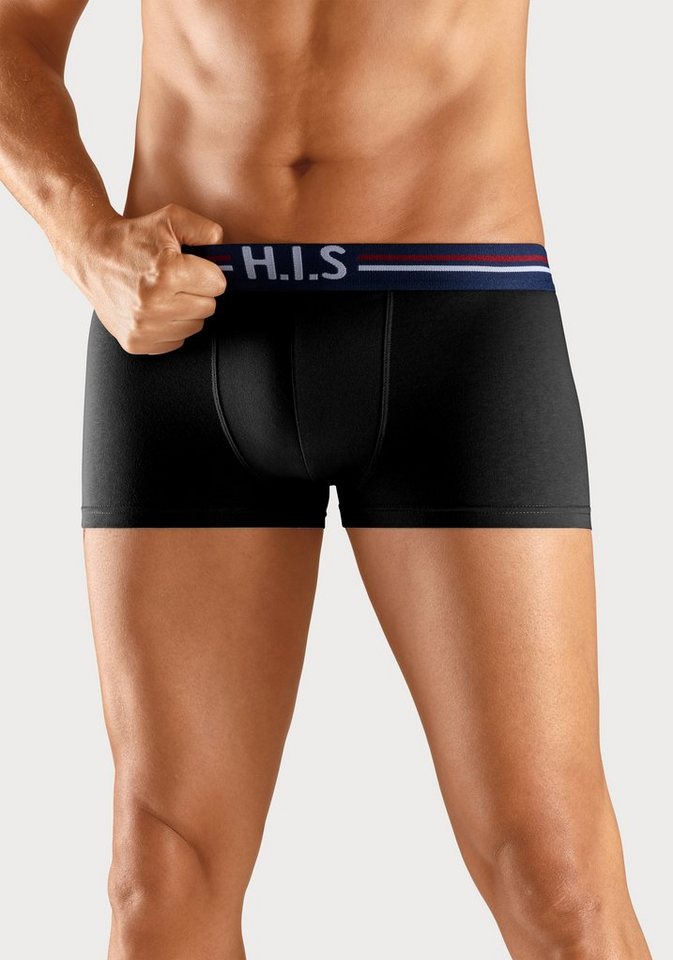 H.I.S Hipster (Packung, 5-St) knapp sitzende Boxershorts mit Streifen aus Baumwollmischung – Bild 2 von 5