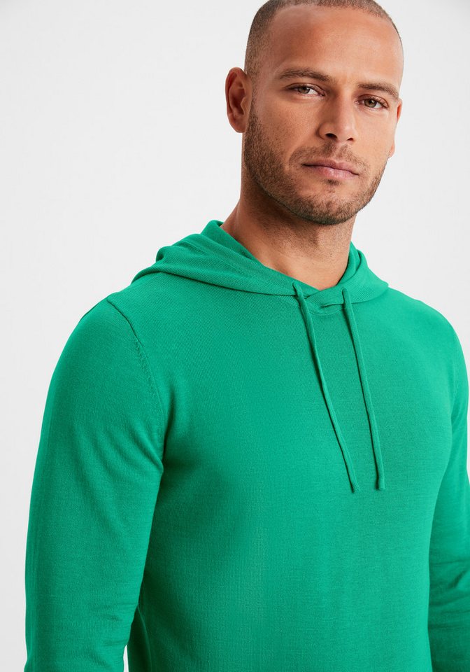 H.I.S Hoodie, Strickpullover mit Kapuze Feinstrick aus pflegeleichter Baumwollmischung – Bild 5 von 5