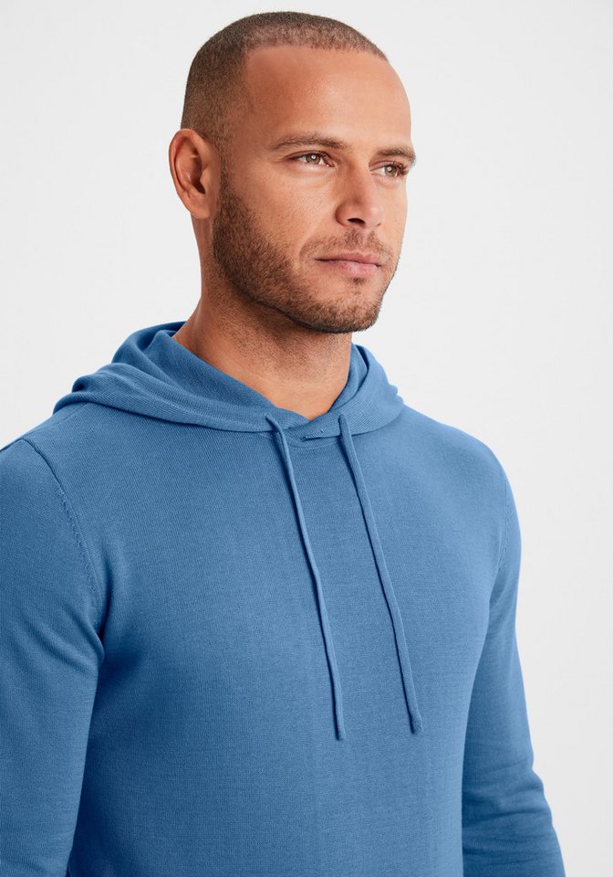 H.I.S Hoodie, Strickpullover mit Kapuze Feinstrick aus pflegeleichter Baumwollmischung – Bild 5 von 5