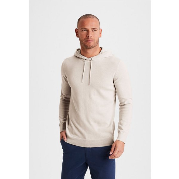 H.I.S Hoodie, Strickpullover mit Kapuze Feinstrick aus pflegeleichter Baumwollmischung
