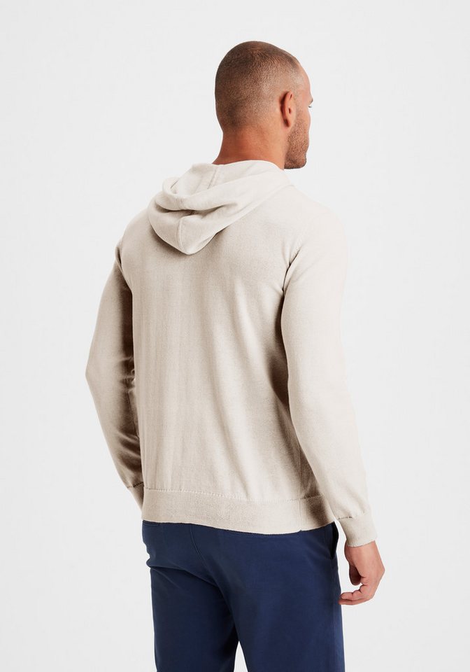 H.I.S Hoodie, Strickpullover mit Kapuze Feinstrick aus pflegeleichter Baumwollmischung – Bild 3 von 5