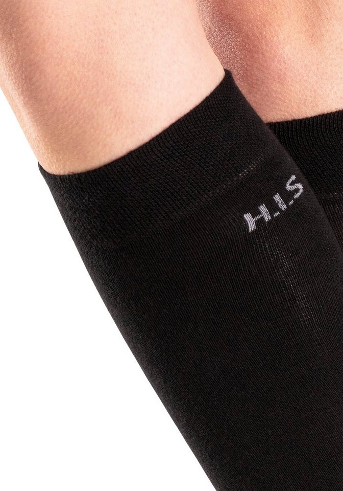H.I.S Kniestrümpfe (Packung, 3-Paar) ohne einschneidendes Bündchen – Bild 5 von 5