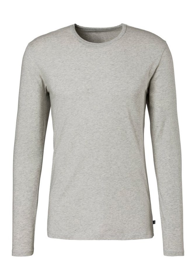 H.I.S Langarmshirt (Packung, 2er-Pack) Doppelpack Unterziehshirt aus Baumwoll-Mix – Bild 3 von 5