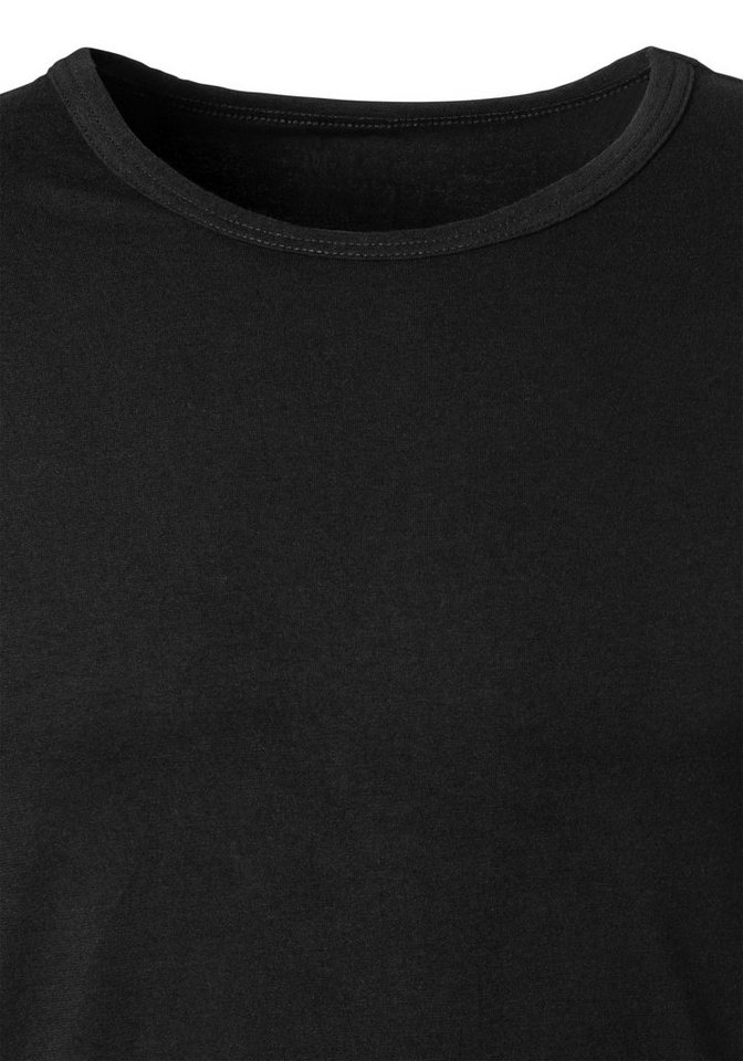 H.I.S Langarmshirt (Packung, 2er-Pack) Doppelpack Unterziehshirt aus Baumwoll-Mix – Bild 4 von 5