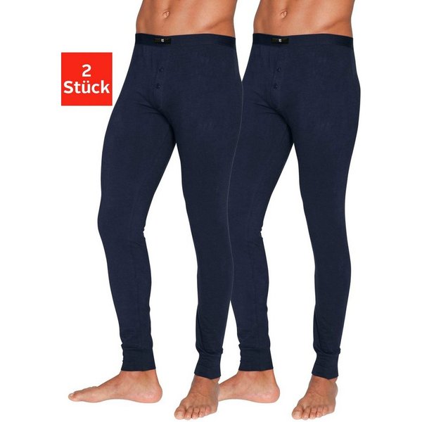 H.I.S Lange Unterhose (Packung, 2-St) mit Bündchen am Bein
