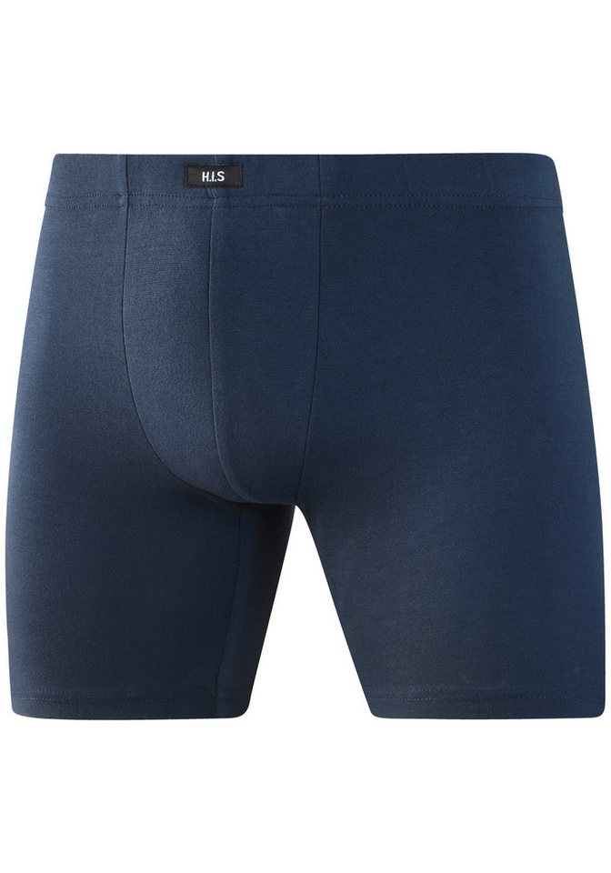 H.I.S Langer Boxer (Packung, 5-St) Boxershorts aus Baumwolle mit langem Bein, Logo am Bund – Bild 3 von 4