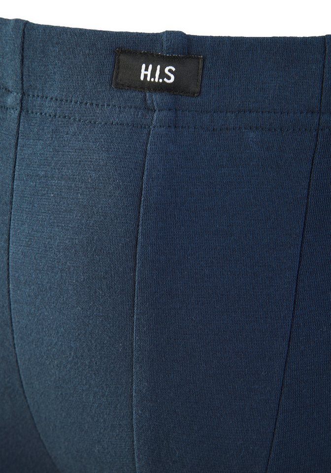 H.I.S Langer Boxer (Packung, 5-St) Boxershorts aus Baumwolle mit langem Bein, Logo am Bund – Bild 4 von 4