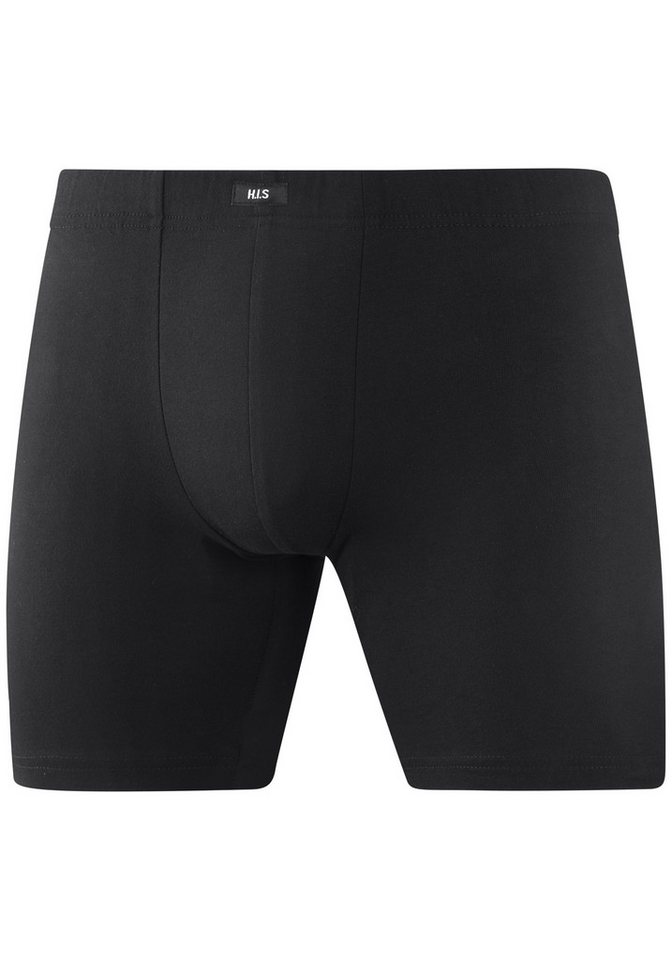 H.I.S Langer Boxer (Packung, 5-St) Boxershorts aus Baumwolle mit langem Bein, Logo am Bund – Bild 4 von 4