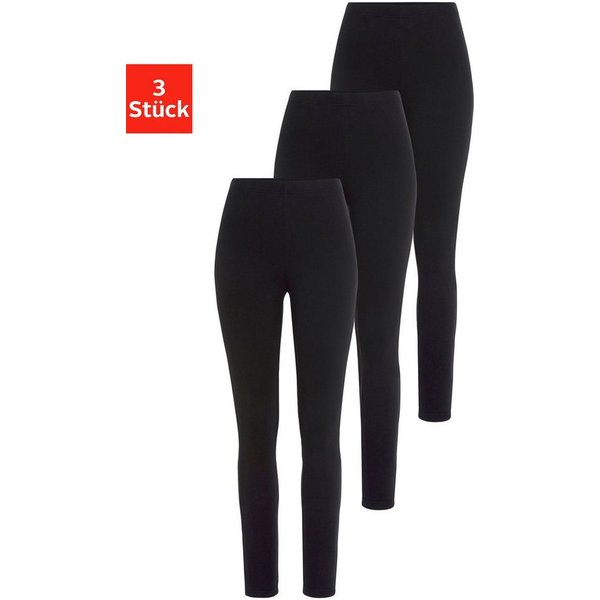 H.I.S Leggings Damen (Packung, 3-tlg) für Sport und Freizeit