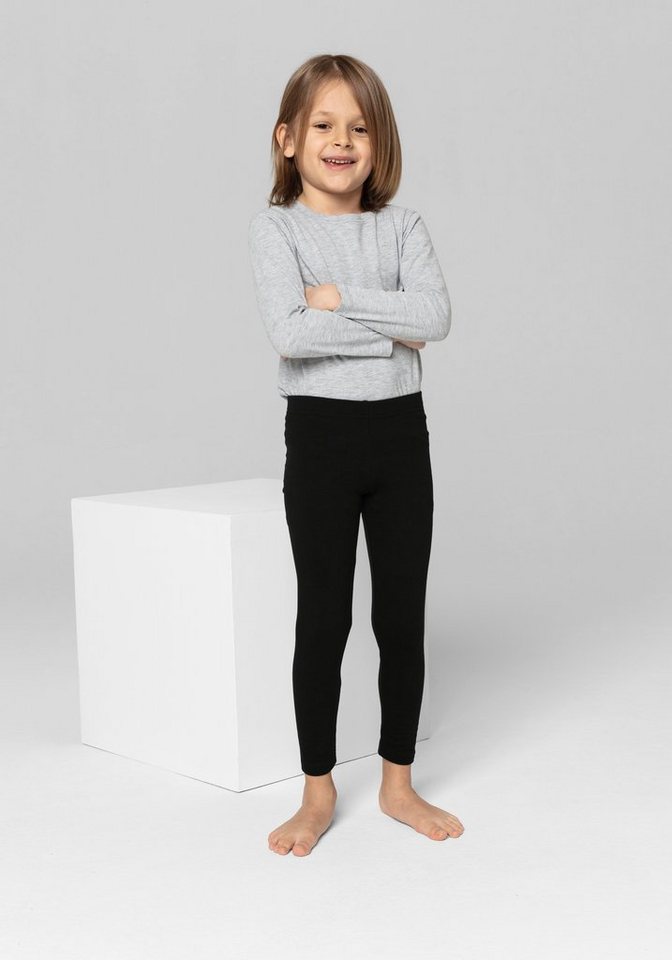 H.I.S Leggings Mädchen (Packung, 2-tlg., Gr. 104/110 bis 140/146) Basic im Doppelpack – Bild 5 von 5