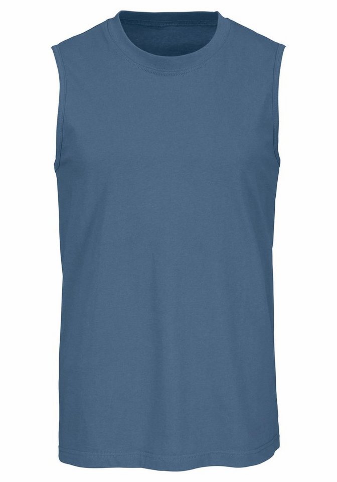 H.I.S Muscleshirt, Unterziehshirt, Unterhemd für Herren (3er-Pack) unifarben, Rundhalsausschnitt, aus Baumwolle – Bild 3 von 5