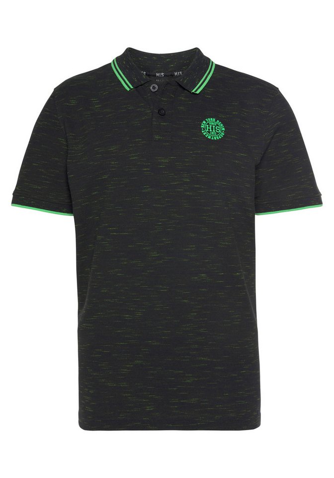 H.I.S Poloshirt kurzärmelig, schmal geschnitten, mit Polokragen – Bild 4 von 5