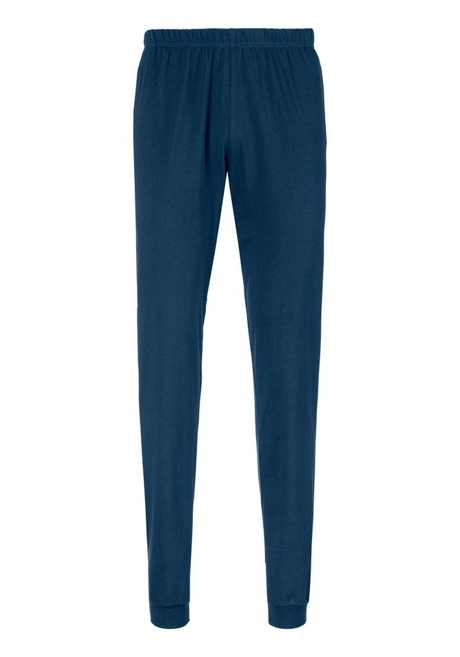 H.I.S Pyjama (2 tlg., 1 Stück) Schlafanzug mit aufwendig gestreiftem Oberteil – Bild 4 von 5