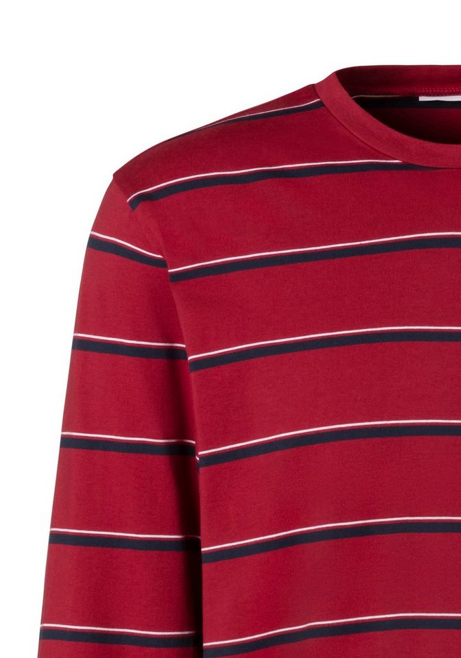 H.I.S Pyjama (2 tlg., 1 Stück) Schlafanzug mit garngefärbten Streifen – Bild 5 von 5