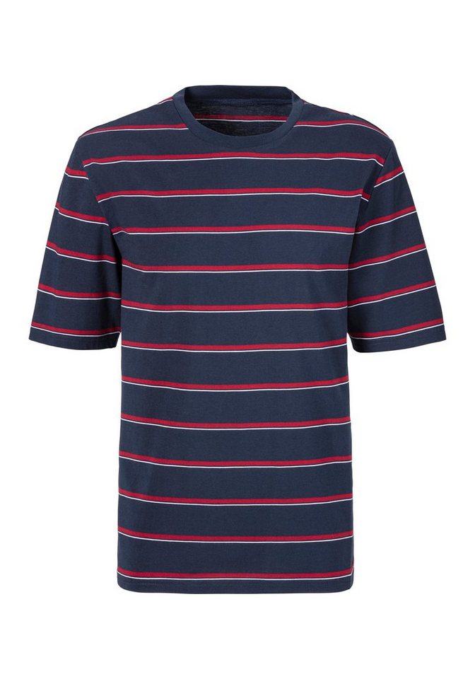 H.I.S Pyjama (2 tlg., 1 Stück) Schlafanzug mit garngefärbten Streifen – Bild 5 von 5